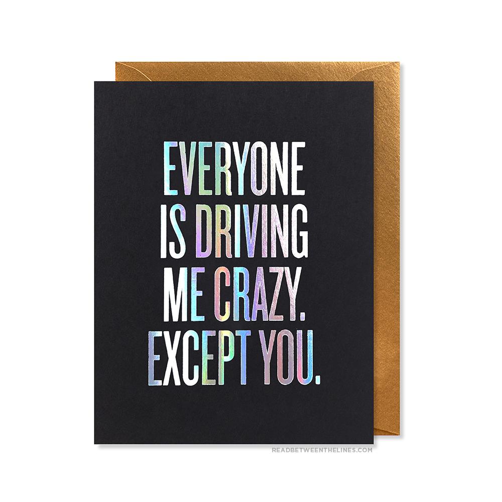 Driving Me Crazy Card by RBTL