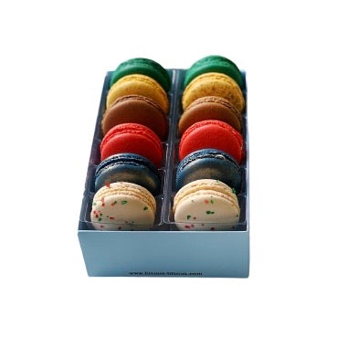 12-Piece Holiday Macaron Box